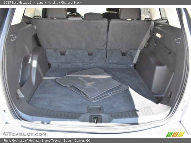Magnetic Metallic / Charcoal Black 2015 Ford Escape S