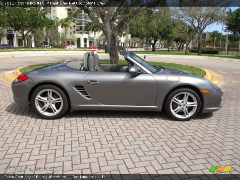 Meteor Grey Metallic / Stone Grey 2011 Porsche Boxster