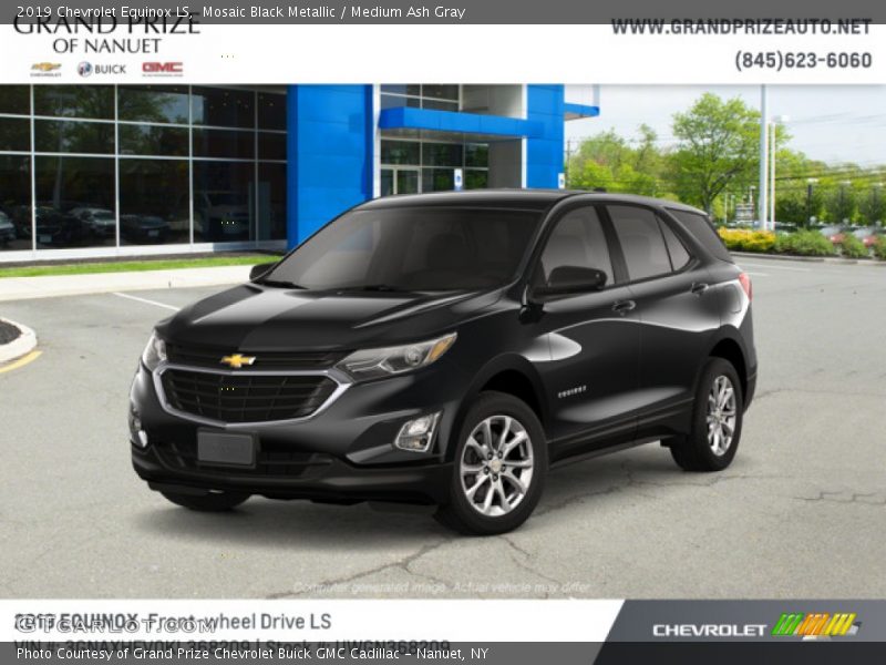 Mosaic Black Metallic / Medium Ash Gray 2019 Chevrolet Equinox LS