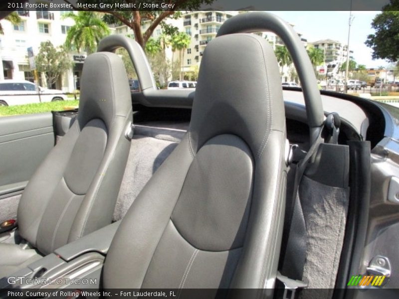 Meteor Grey Metallic / Stone Grey 2011 Porsche Boxster