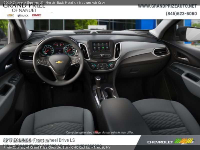 Mosaic Black Metallic / Medium Ash Gray 2019 Chevrolet Equinox LS