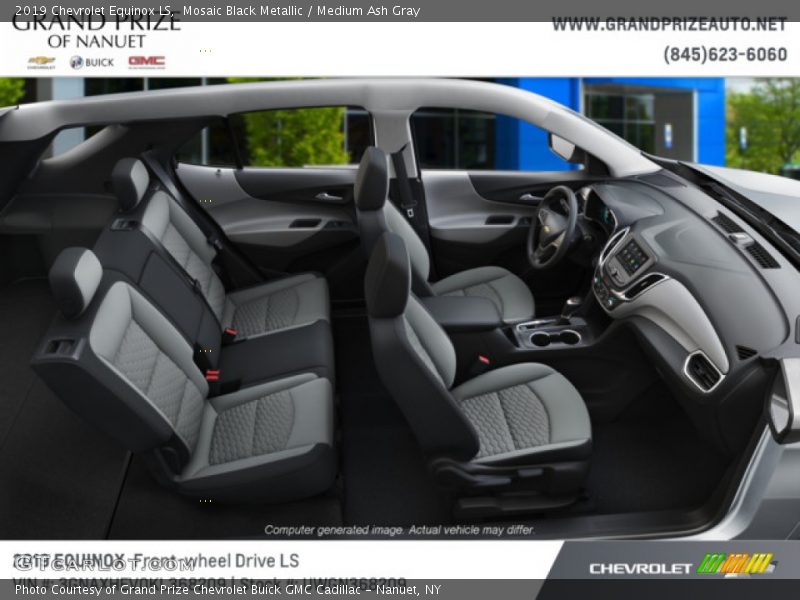 Mosaic Black Metallic / Medium Ash Gray 2019 Chevrolet Equinox LS