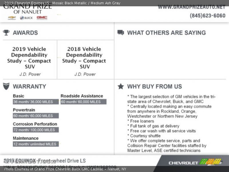 Mosaic Black Metallic / Medium Ash Gray 2019 Chevrolet Equinox LS