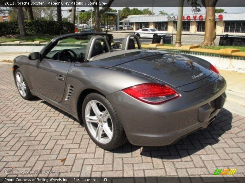 Meteor Grey Metallic / Stone Grey 2011 Porsche Boxster