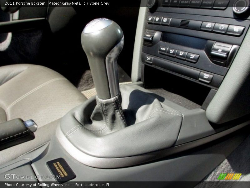 Meteor Grey Metallic / Stone Grey 2011 Porsche Boxster