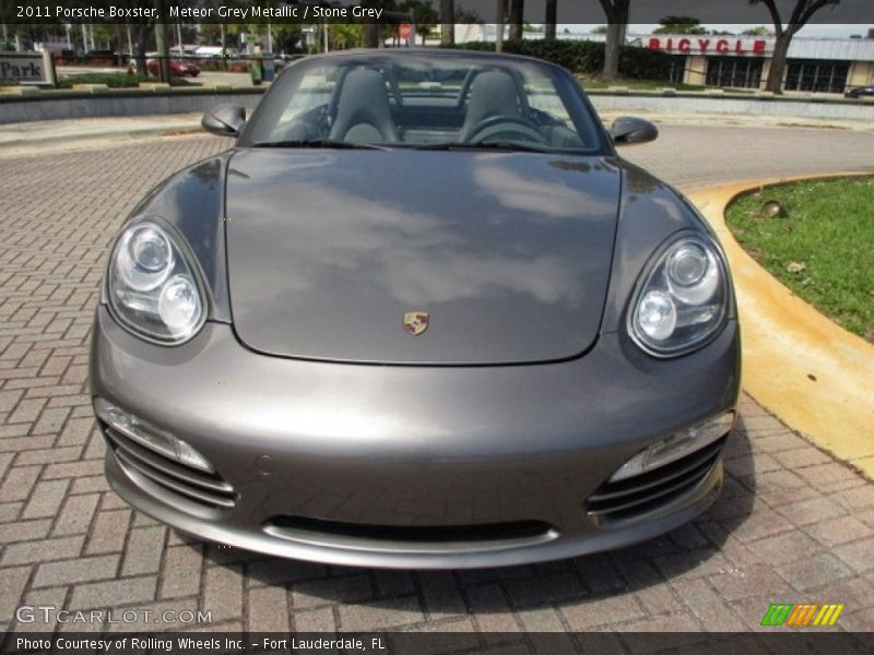 Meteor Grey Metallic / Stone Grey 2011 Porsche Boxster