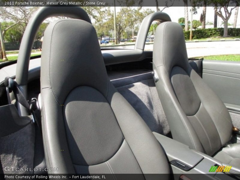 Meteor Grey Metallic / Stone Grey 2011 Porsche Boxster