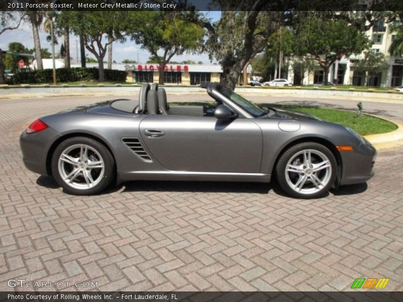 Meteor Grey Metallic / Stone Grey 2011 Porsche Boxster