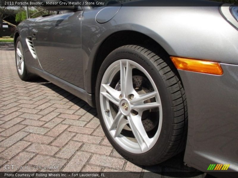 Meteor Grey Metallic / Stone Grey 2011 Porsche Boxster
