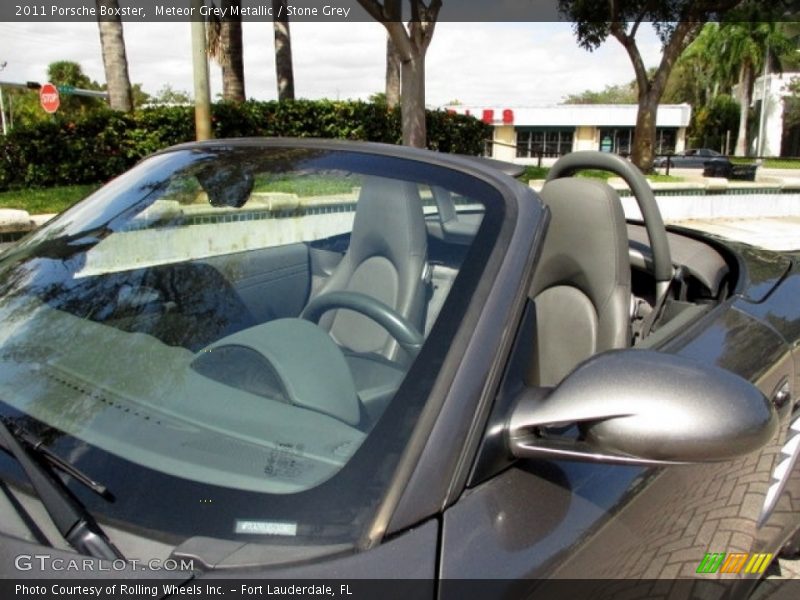 Meteor Grey Metallic / Stone Grey 2011 Porsche Boxster