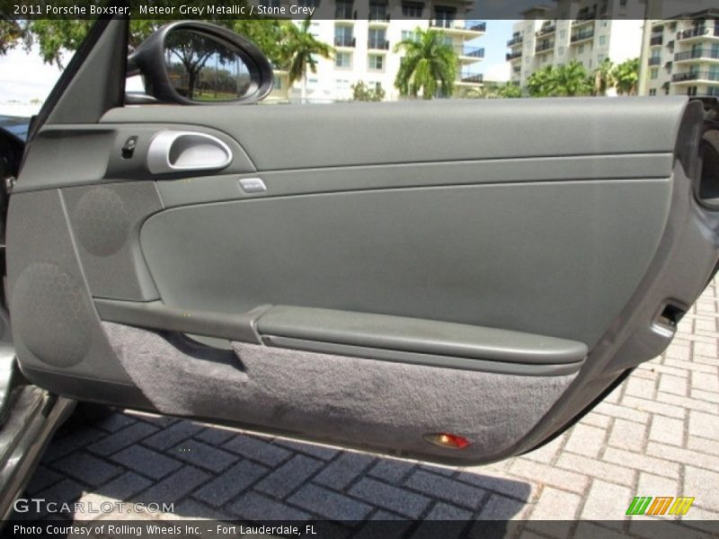 Meteor Grey Metallic / Stone Grey 2011 Porsche Boxster
