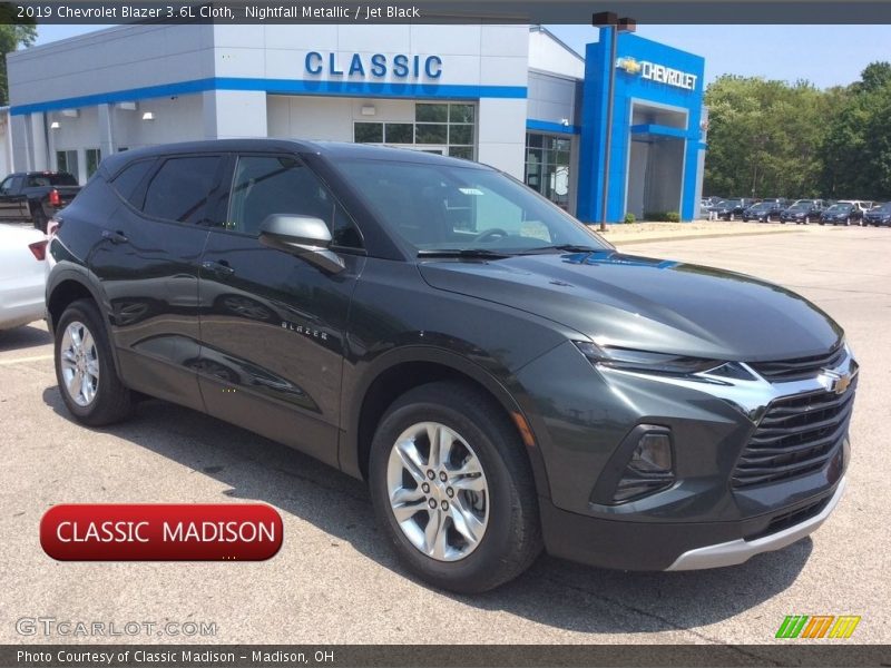 Nightfall Metallic / Jet Black 2019 Chevrolet Blazer 3.6L Cloth