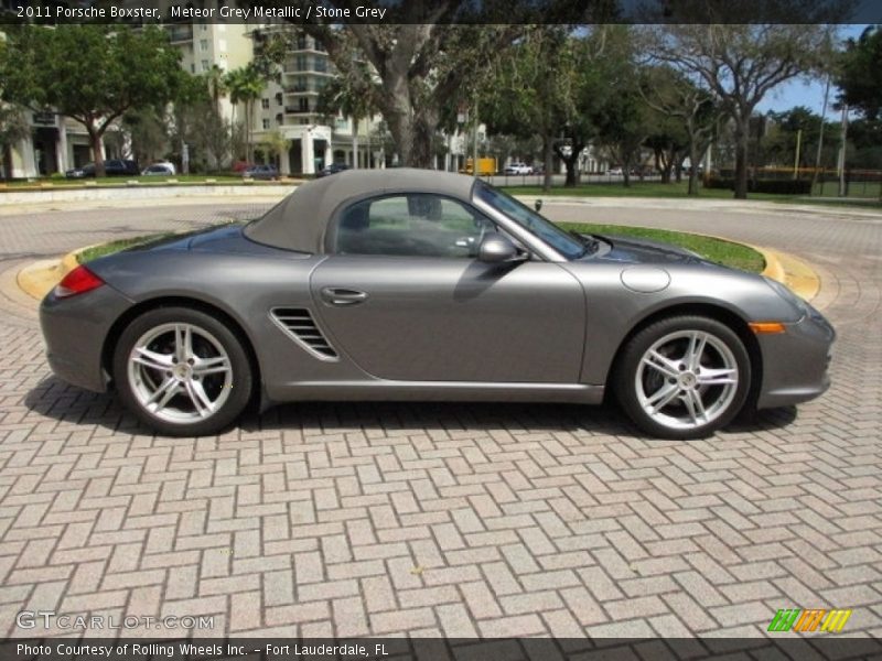 Meteor Grey Metallic / Stone Grey 2011 Porsche Boxster