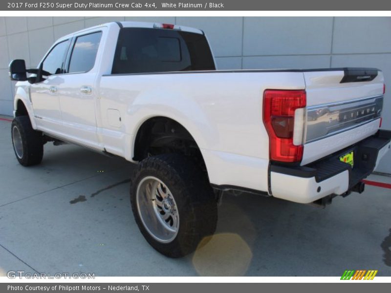 White Platinum / Black 2017 Ford F250 Super Duty Platinum Crew Cab 4x4