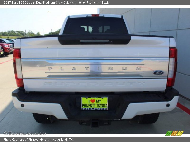 White Platinum / Black 2017 Ford F250 Super Duty Platinum Crew Cab 4x4