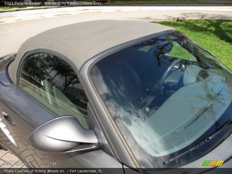 Meteor Grey Metallic / Stone Grey 2011 Porsche Boxster