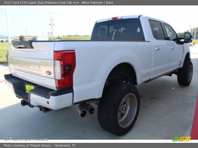 White Platinum / Black 2017 Ford F250 Super Duty Platinum Crew Cab 4x4