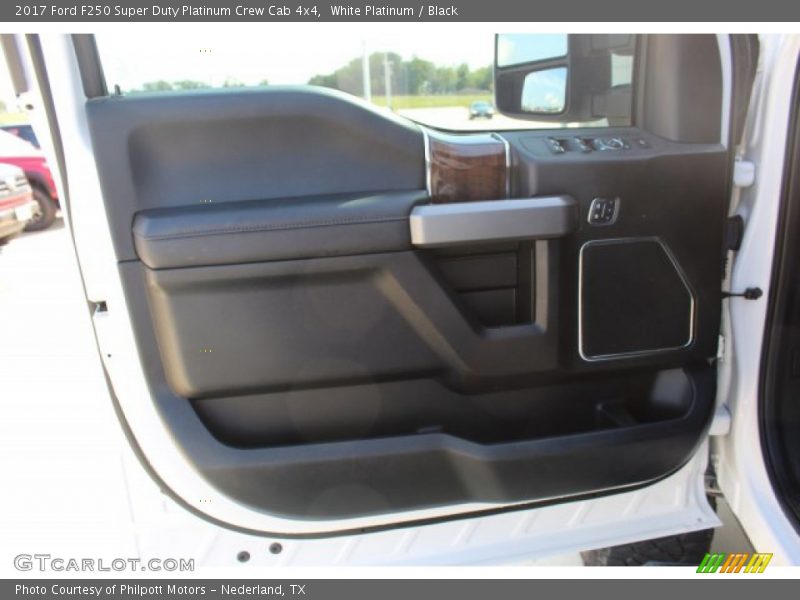White Platinum / Black 2017 Ford F250 Super Duty Platinum Crew Cab 4x4