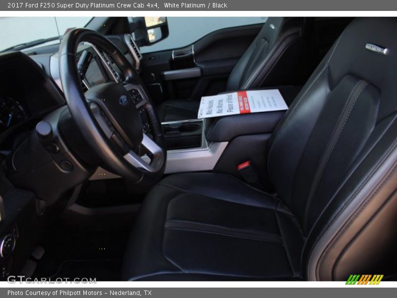 White Platinum / Black 2017 Ford F250 Super Duty Platinum Crew Cab 4x4