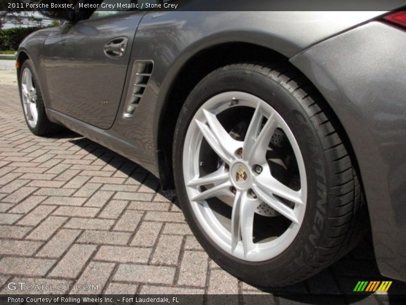Meteor Grey Metallic / Stone Grey 2011 Porsche Boxster