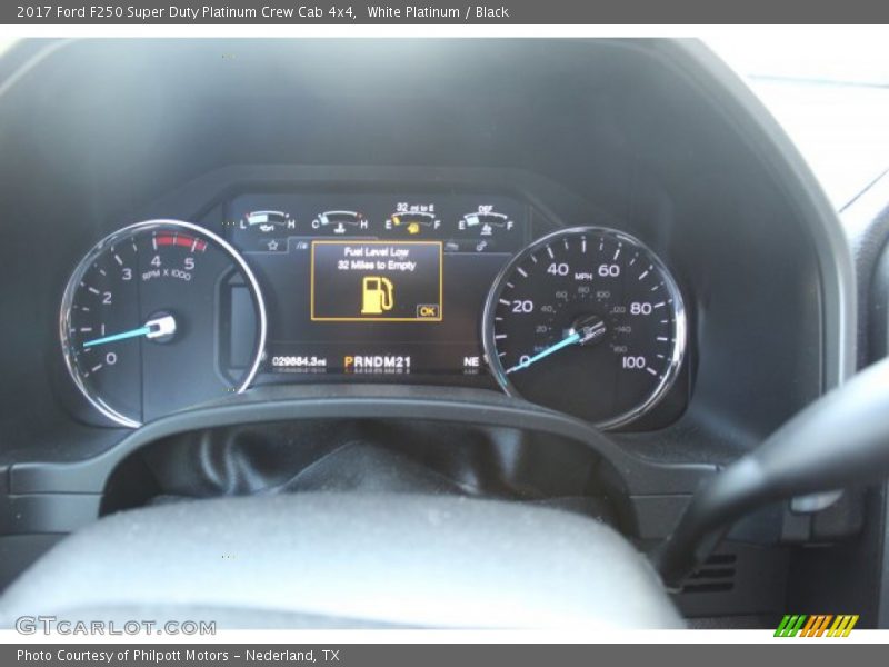 White Platinum / Black 2017 Ford F250 Super Duty Platinum Crew Cab 4x4