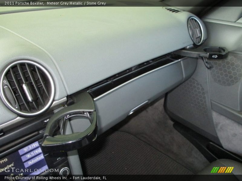 Meteor Grey Metallic / Stone Grey 2011 Porsche Boxster
