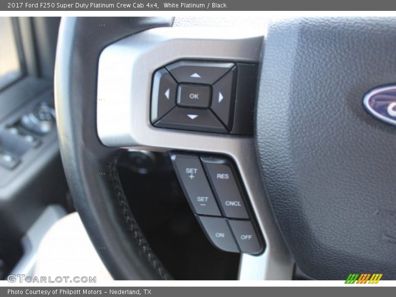 White Platinum / Black 2017 Ford F250 Super Duty Platinum Crew Cab 4x4