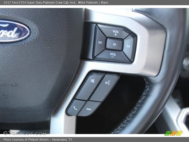 White Platinum / Black 2017 Ford F250 Super Duty Platinum Crew Cab 4x4