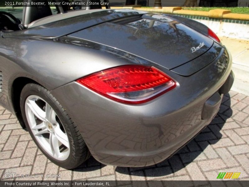 Meteor Grey Metallic / Stone Grey 2011 Porsche Boxster