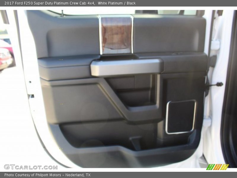 White Platinum / Black 2017 Ford F250 Super Duty Platinum Crew Cab 4x4