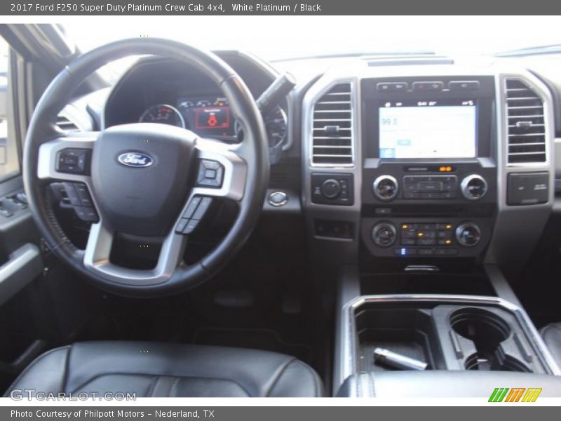 White Platinum / Black 2017 Ford F250 Super Duty Platinum Crew Cab 4x4