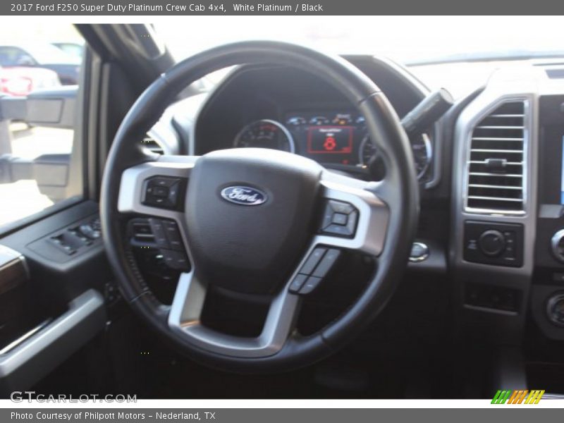 White Platinum / Black 2017 Ford F250 Super Duty Platinum Crew Cab 4x4