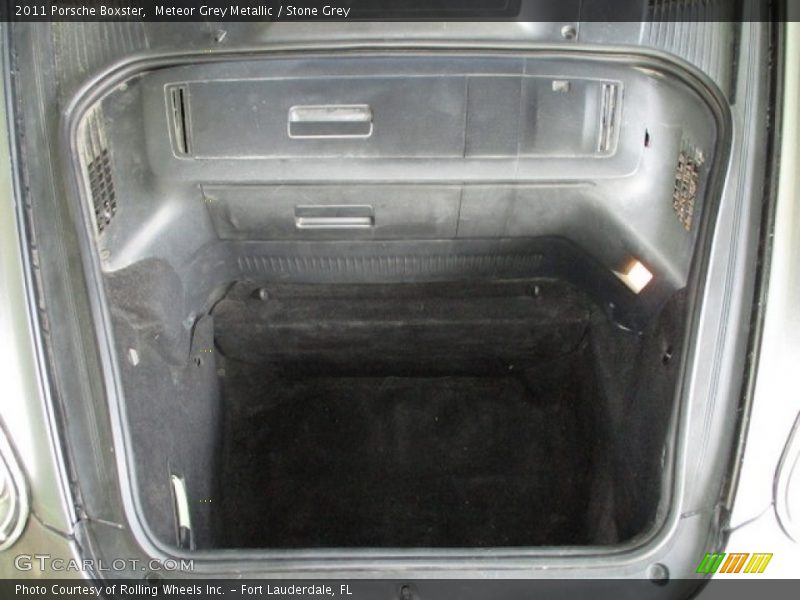 Meteor Grey Metallic / Stone Grey 2011 Porsche Boxster