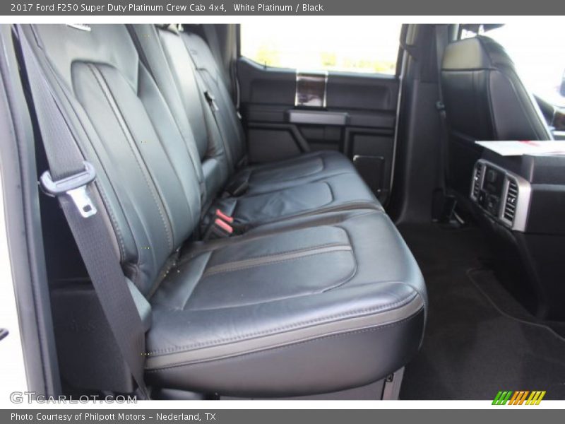 White Platinum / Black 2017 Ford F250 Super Duty Platinum Crew Cab 4x4