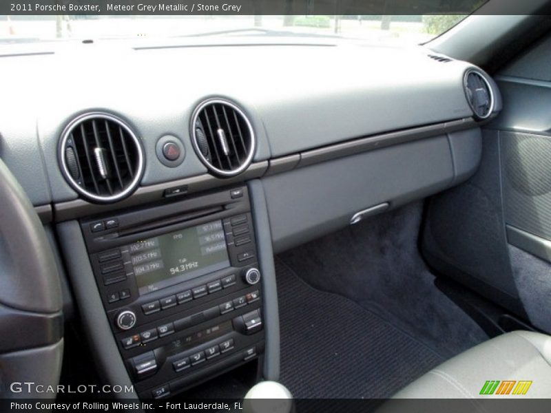 Meteor Grey Metallic / Stone Grey 2011 Porsche Boxster