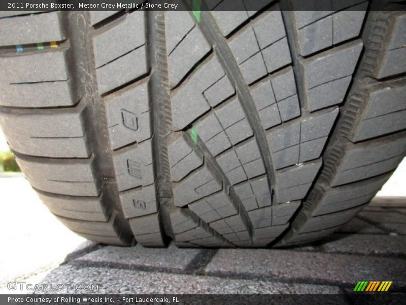 Meteor Grey Metallic / Stone Grey 2011 Porsche Boxster