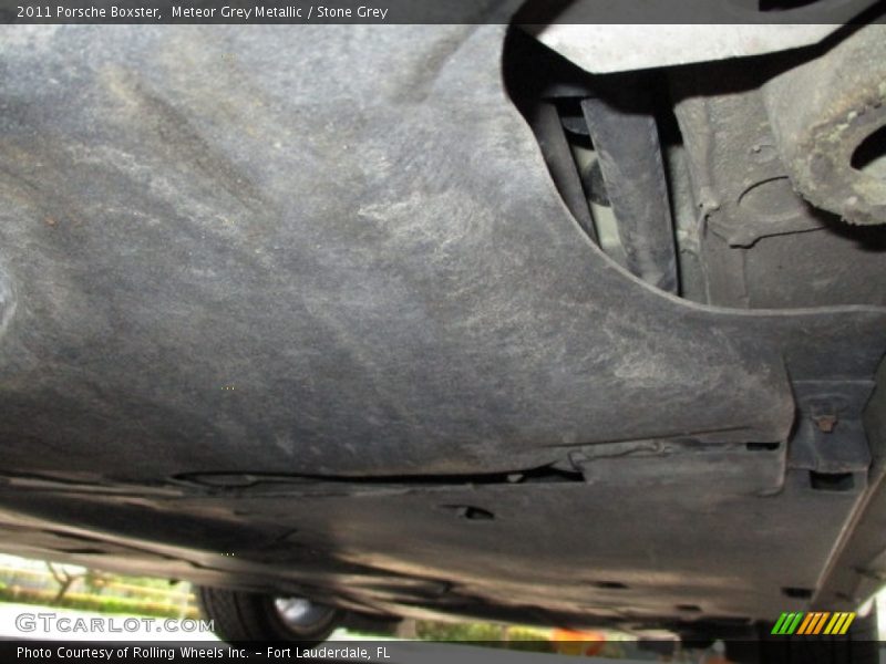 Meteor Grey Metallic / Stone Grey 2011 Porsche Boxster