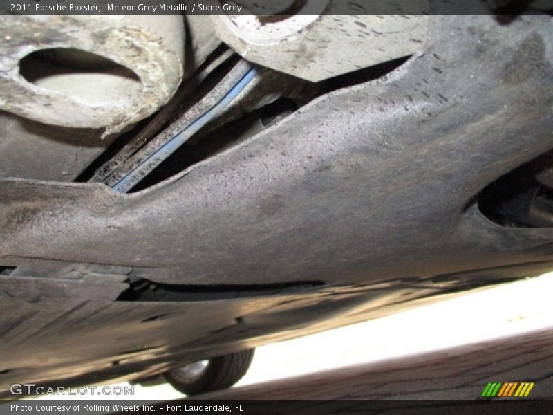 Meteor Grey Metallic / Stone Grey 2011 Porsche Boxster