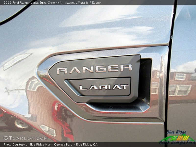 Magnetic Metallic / Ebony 2019 Ford Ranger Lariat SuperCrew 4x4