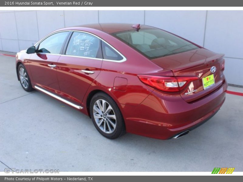 Venetian Red / Gray 2016 Hyundai Sonata Sport