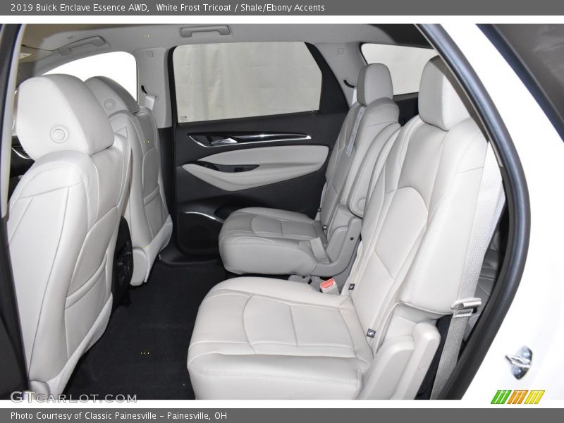 White Frost Tricoat / Shale/Ebony Accents 2019 Buick Enclave Essence AWD