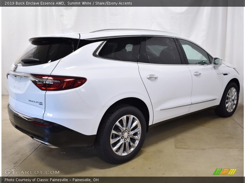 Summit White / Shale/Ebony Accents 2019 Buick Enclave Essence AWD