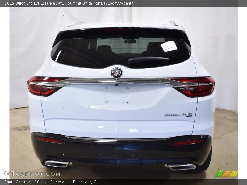 Summit White / Shale/Ebony Accents 2019 Buick Enclave Essence AWD