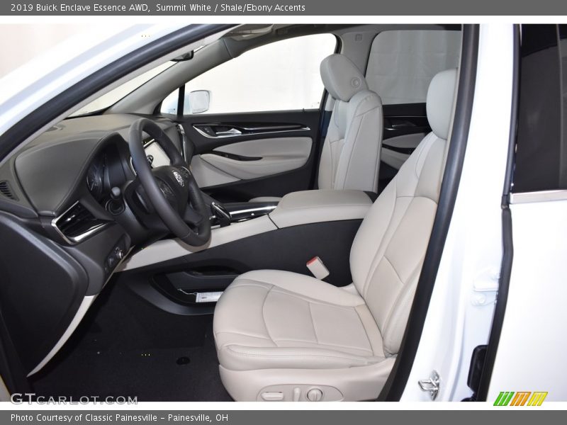 Summit White / Shale/Ebony Accents 2019 Buick Enclave Essence AWD