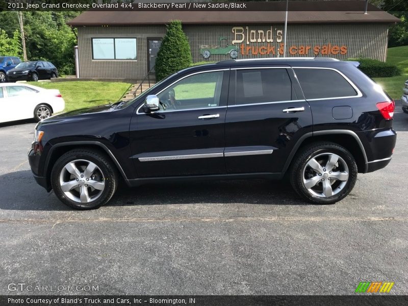 Blackberry Pearl / New Saddle/Black 2011 Jeep Grand Cherokee Overland 4x4