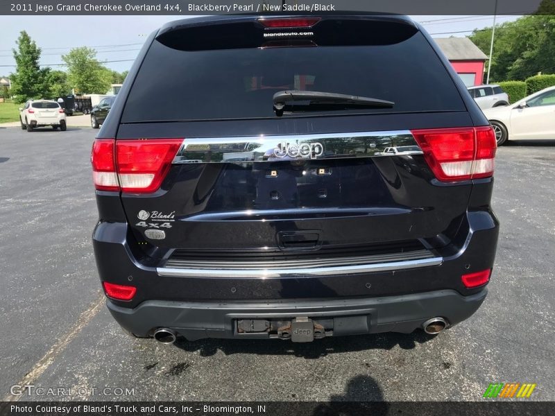 Blackberry Pearl / New Saddle/Black 2011 Jeep Grand Cherokee Overland 4x4