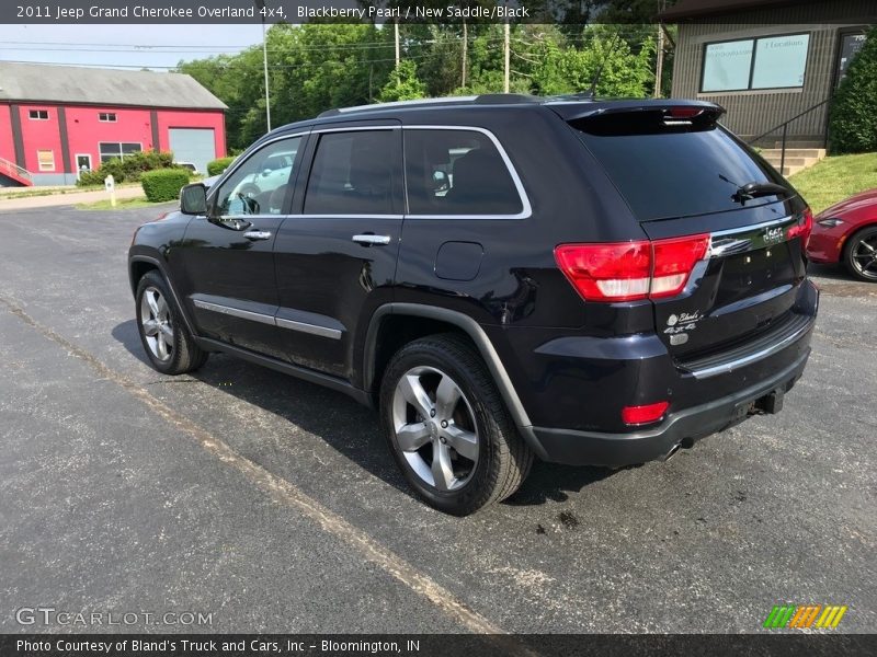 Blackberry Pearl / New Saddle/Black 2011 Jeep Grand Cherokee Overland 4x4