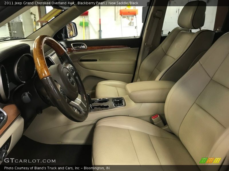 Blackberry Pearl / New Saddle/Black 2011 Jeep Grand Cherokee Overland 4x4