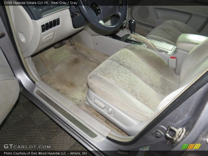 Steel Gray / Gray 2006 Hyundai Sonata GLS V6