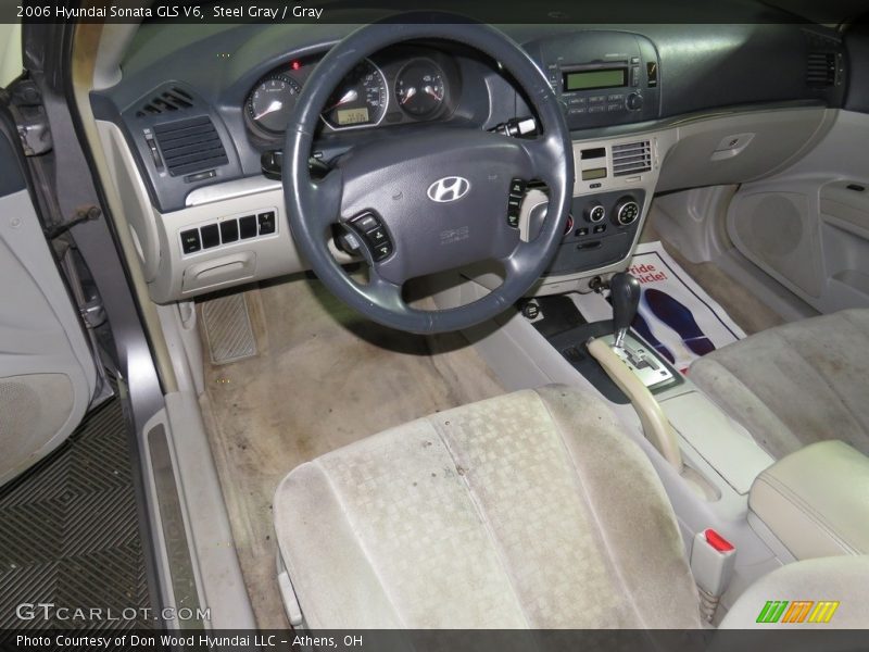 Steel Gray / Gray 2006 Hyundai Sonata GLS V6